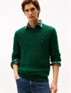 Tommy Hilfiger Textured Knit Pullover Crew Neck