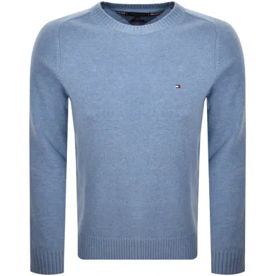 Tommy Hilfiger Lambswool Knit Jumper Blue