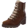 Tommy Hilfiger Lamere Womens Suede Almond Toe Booties In Brown