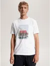 Tommy Hilfiger Landscape Graphic T In White
