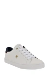Tommy Hilfiger Lanzey Low Top Sneaker In White/navy/medium Red