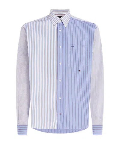 Tommy Hilfiger Lapel Long-sleeved Shirt In White
