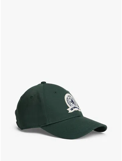 Tommy Hilfiger Laurel Leaf Logo Baseball Cap In Green