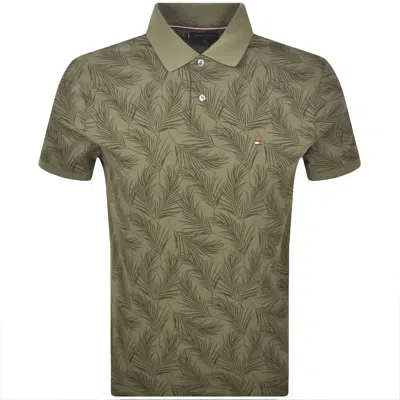 Tommy Hilfiger Leaf Polo T Shirt Green