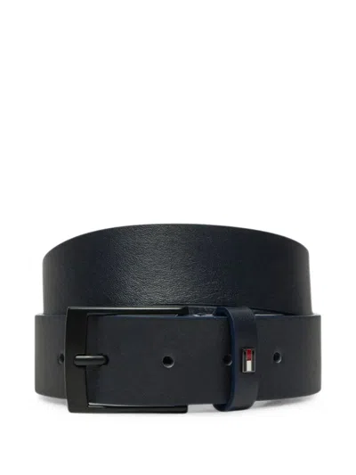 Tommy Hilfiger Pin-buckle Leather Belt In ブルー