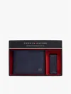 Tommy Hilfiger Leather Bifold Wallet & Money Clip Set In Black
