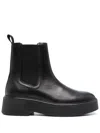 Tommy Hilfiger Woman Ankle Boots Black Size 7.5 Leather In 黑色
