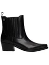 TOMMY HILFIGER TOMMY HILFIGER LEATHER COWBOY BOOT SHOES