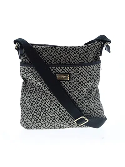 Pre-owned Tommy Hilfiger Leather Crossbody Bag In Gold