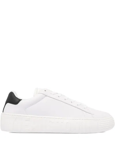 Tommy Hilfiger Leather Embossed Sneakers