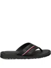 Tommy Hilfiger Leather Flip Flops