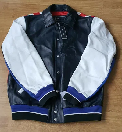 Pre-owned Tommy Hilfiger Leather Jacket In Various Sizes, In Multicolor