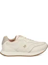 Tommy Hilfiger Leather Lace-up Sneakers In White