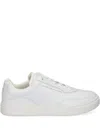 Tommy Hilfiger Leather Lace-up Sneakers In White