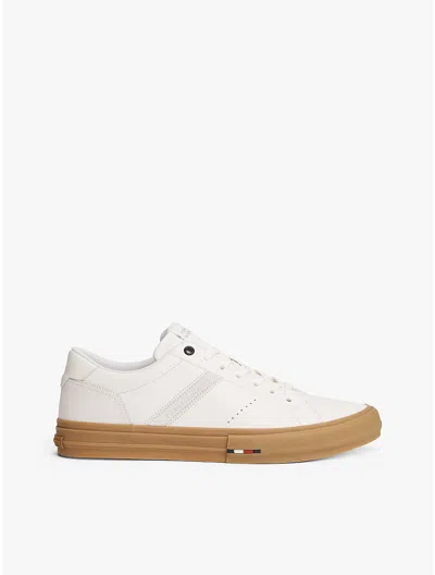 Tommy Hilfiger Leather Low In White