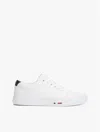 Tommy Hilfiger Leather Low In White / Navy
