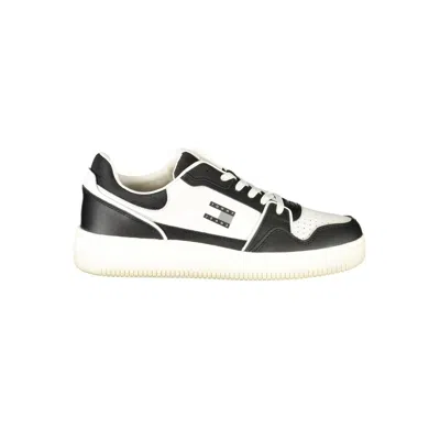 Tommy Hilfiger Leather Men Men's Sneaker In Black