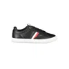 Tommy Hilfiger Leather Men Men's Sneaker In Black