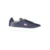 Tommy Hilfiger Leather Men Men's Sneaker In Blue