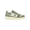Tommy Hilfiger Leather Men Men's Sneaker In Green