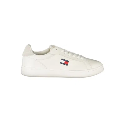 Tommy Hilfiger Leather Men Men's Sneaker In White