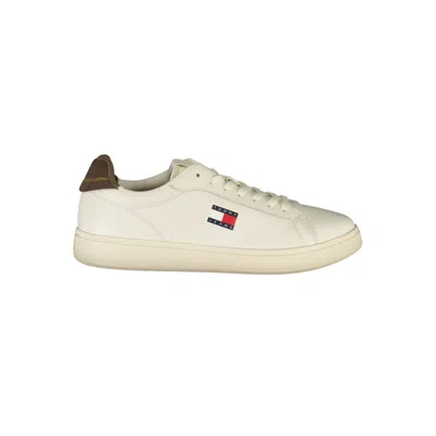 Tommy Hilfiger Leather Men Men's Sneaker In White