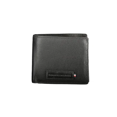 Tommy Hilfiger Leather Men Men's Wallet In Black