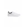 Tommy Hilfiger Elegant White Lace-up Sneakers With Contrast Detail In White