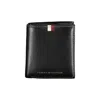 Tommy Hilfiger Elegant Black Leather Bifold Wallet In Black
