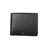 Tommy Hilfiger Sleek Bifold Leather Wallet With Coin Purse In Black