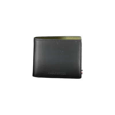 Tommy Hilfiger Leather Men's Wallet In Black