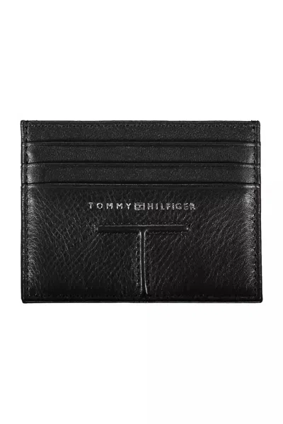 Tommy Hilfiger Leather Men's Wallet In Black