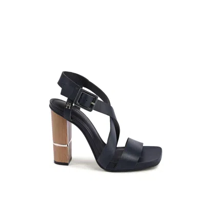 TOMMY HILFIGER LEATHER PLATFORM WOMEN'S SANDALS