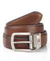 Tommy Hilfiger Leather Reversible Dress Men's Belt In Brown,black