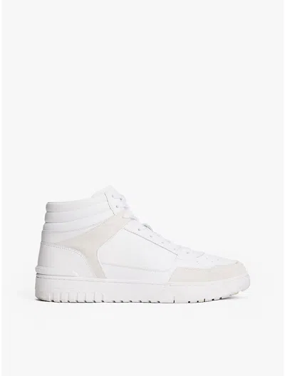 Tommy Hilfiger Leather Sneaker In White