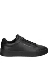 Tommy Hilfiger Court Leather Essential Sneakers In Black