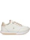 Tommy Hilfiger Leather Sneakers In White
