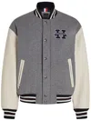 TOMMY HILFIGER TOMMY HILFIGER LEATHER VARSITY JACKET CLOTHING