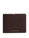 Tommy Hilfiger Leather Wallet In Brown