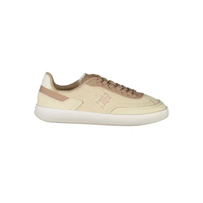 Tommy Hilfiger Leather Women Women's Sneaker In Sand