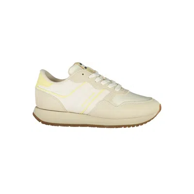 Tommy Hilfiger Leather Women Women's Sneaker In Sand