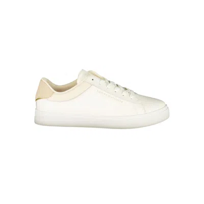 Tommy Hilfiger Leather Women Women's Sneaker In Sand