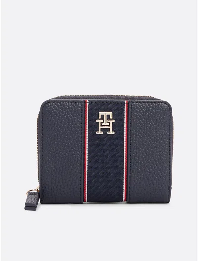 Tommy Hilfiger Legacy Stripe Medium Wallet In Space Blue