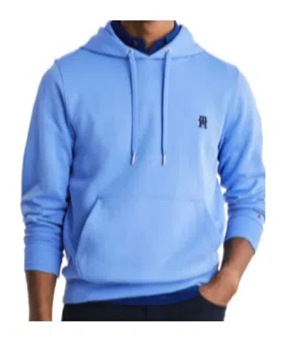 Tommy Hilfiger Letters Hooded Hooded Hoodie In Blue