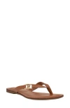 Tommy Hilfiger Liande Thong Sandal In Brown
