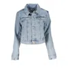 Tommy Hilfiger Blue Cotton Jackets & Women's Coat