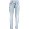 Tommy Hilfiger Light Blue Cotton Men Jeans In Blue