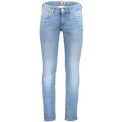 Tommy Hilfiger Blue Cotton Jeans & Men's Pant In Light Blue
