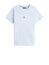 Tommy Hilfiger Light Blue T-shirt With Small Logo. In Blue