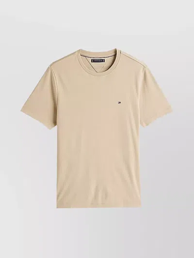 Tommy Hilfiger Light Interlock T-shirt Crew Neck In Gray